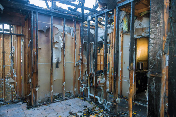 Professional Soot Cleanup technician working in Crystal Lawns, IL